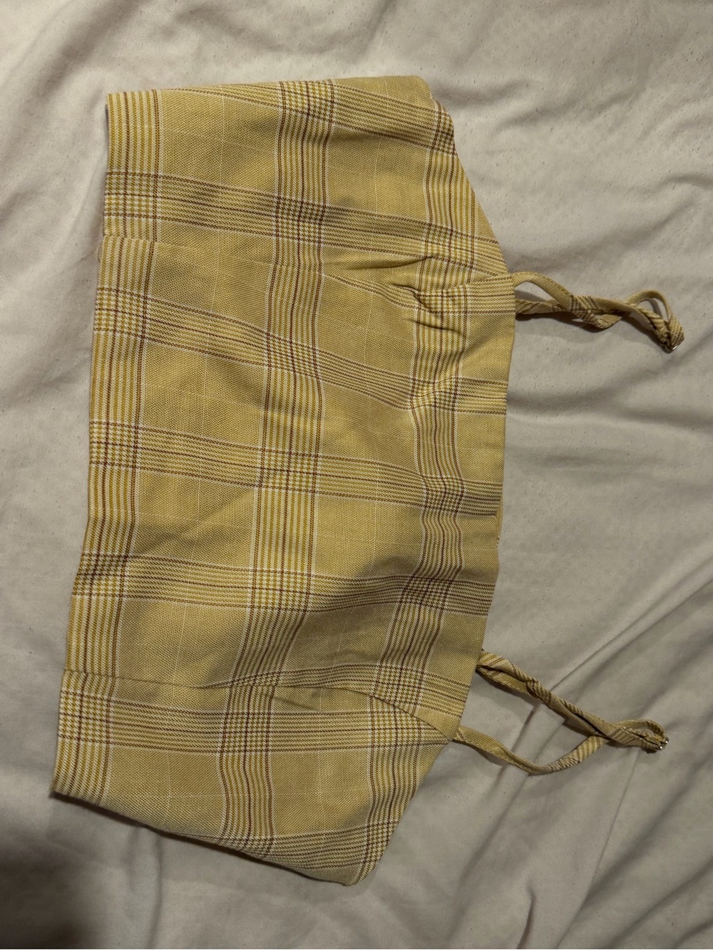 Forever 21 Yellow Plaid top
